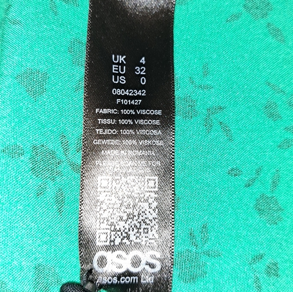 ASOS Green Wrap Dress - Picture 6 of 8